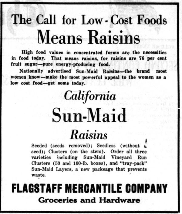 Eat your raisins